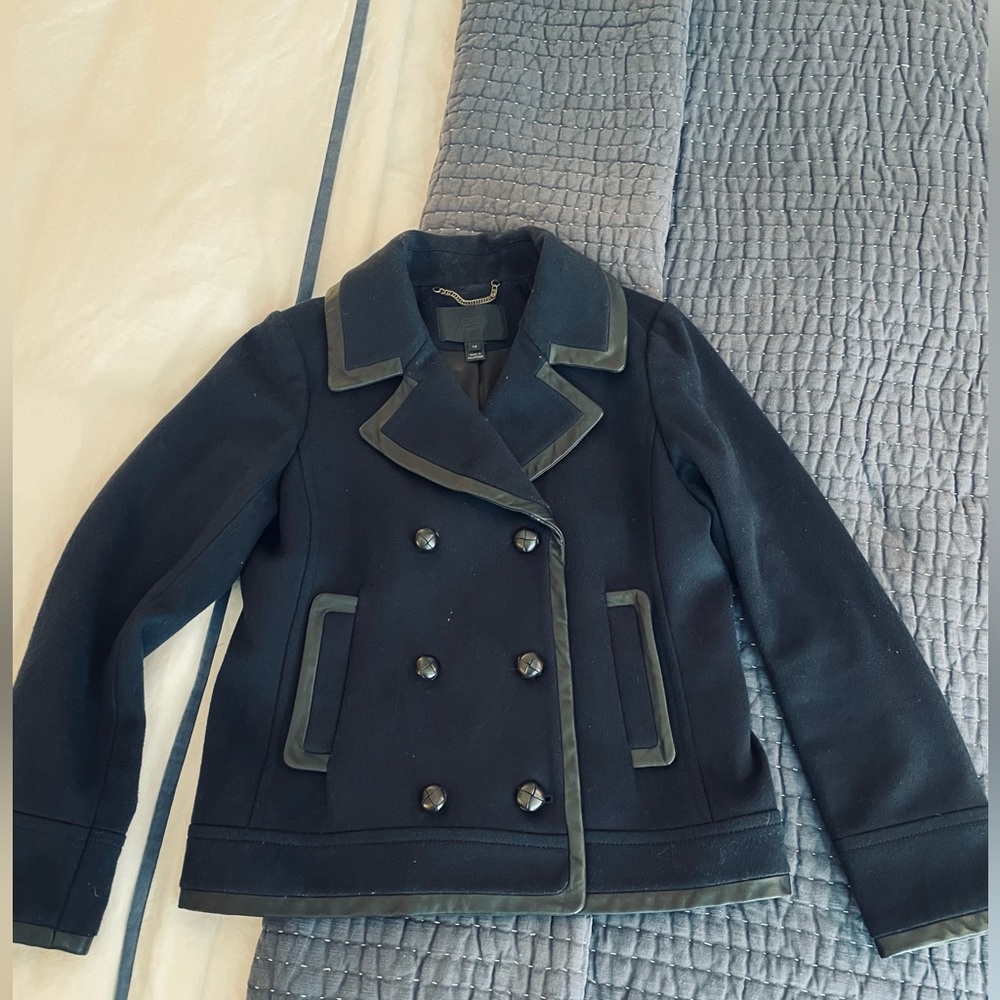 Jcrew cropped pea coat